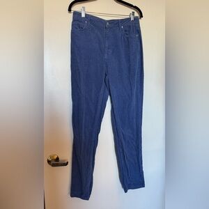 BDG Mom High Rise Corduroy Pants in Blue Size 27